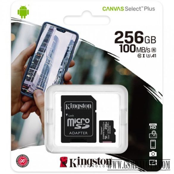 Kingston Canvas Select Plus MicroSDHC 256GB, C10