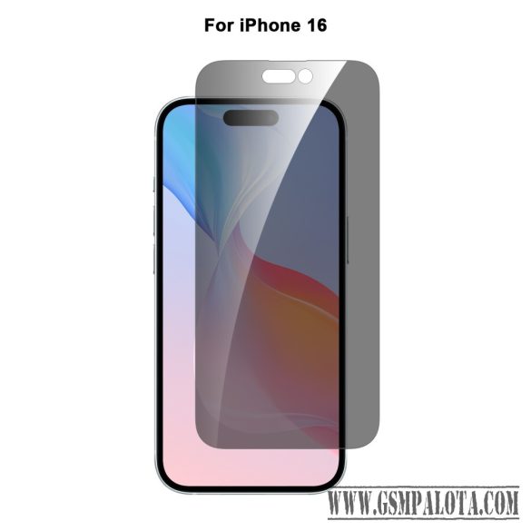 iPhone 16/ 15 betekintésmentes üvegfólia