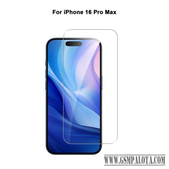 iPhone 16 Pro Max kijelzővédő üvegfólia