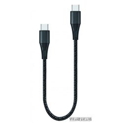 Cellect USB-C és USB-C adat és töltőkábel, 50 cm