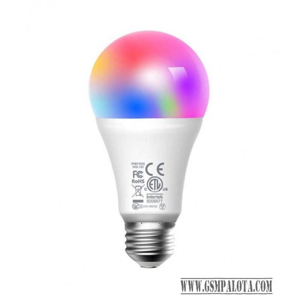 Meross Smart Wi-fi LED izzó - E27 - Apple Homekit