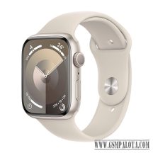   Apple Watch Series 9 GPS 45mm Starlight Aluminium Case with Sport Band M/L - Starlight