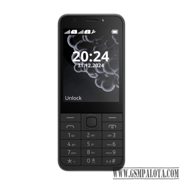 Nokia 230 DS fekete kártyafüggetlen mobiltelefon
