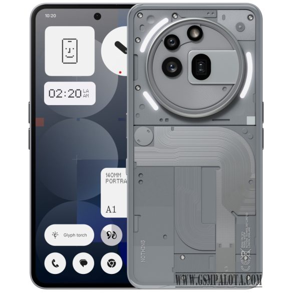 Nothing Phone (3A)Pro szürke, 12+256 GB okostelefon