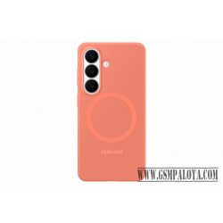 Samsung Galaxy S26 koral piros mágneses szilikon tok