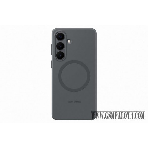 Samsung Galaxy S26 Plus fekete mágneses szilikon tok