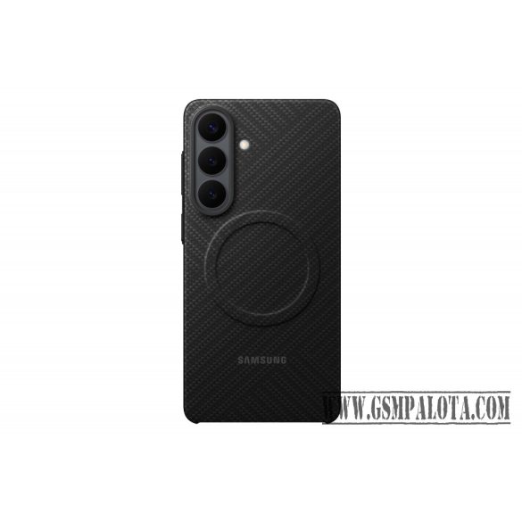 Samsung Galaxy S26 Plus fekete mágneses karbon tok