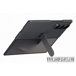 Samsung Fold 7 Álló tok szíjjal, fekete