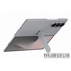 Samsung Fold 7 Álló tok szíjjal, szürke