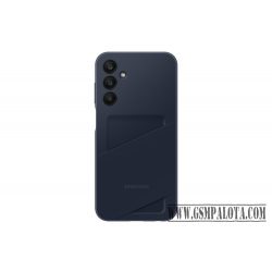Samsung A25 5G kártyatartós hátlap, Kék-Fekete