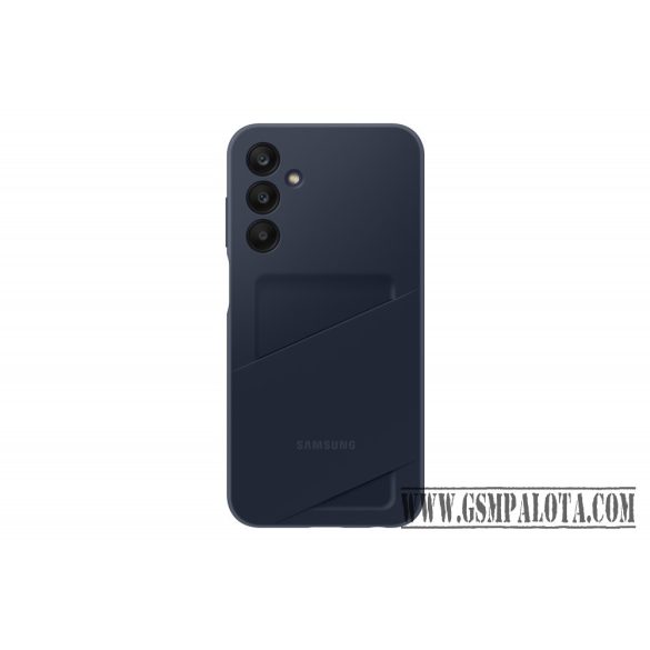Samsung A25 5G kártyatartós hátlap, Kék-Fekete