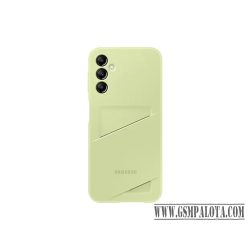 Samsung A25 5G kártyatartós hátlap, Lime