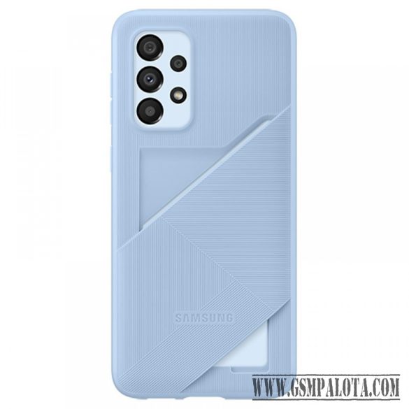 Samsung Galaxy A33 5G kártyatartós hátlap, kék