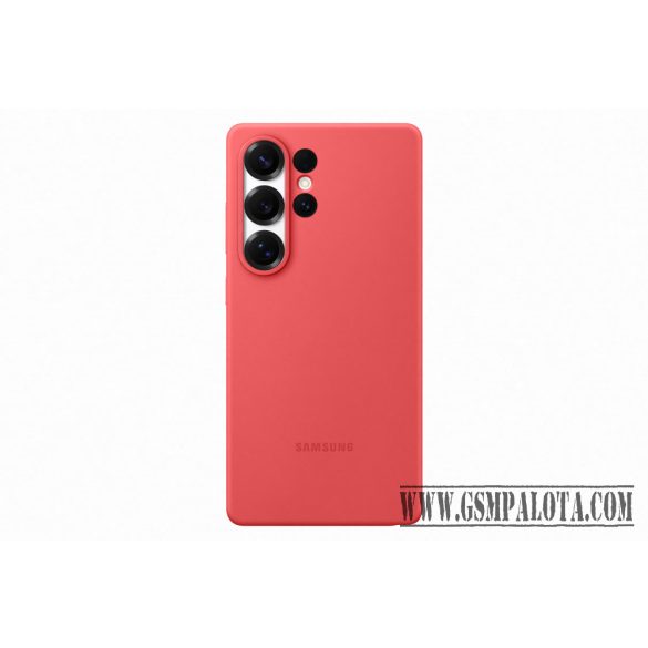 Samsung Galaxy S25 Ultra szilikon tok, Piros