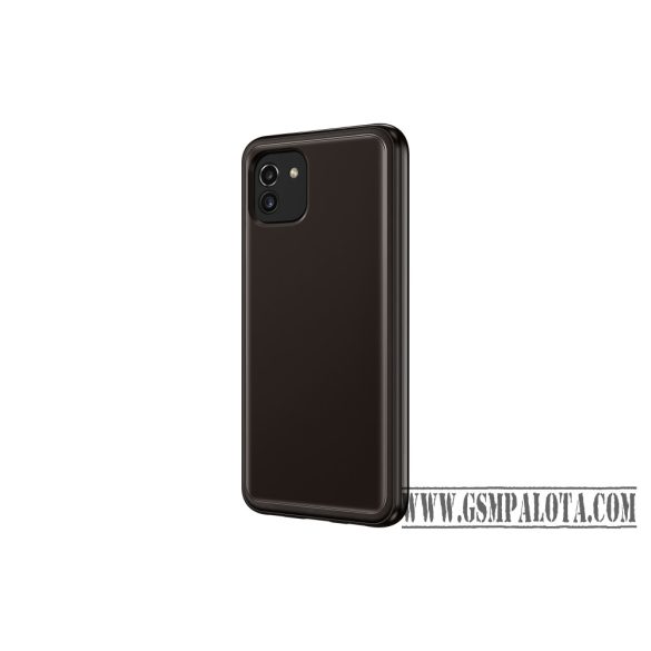 Samsung Galaxy A03 soft clear cover, Fekete