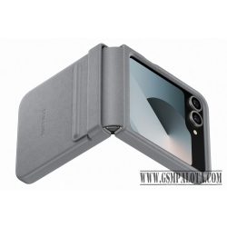 Samsung Flip 6 bőr hátlap, Szürke