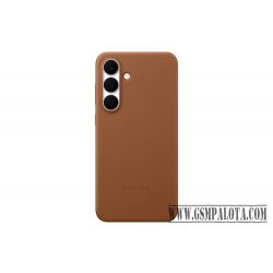 Samsung Galaxy S25 FE bőr hátlap, bézs