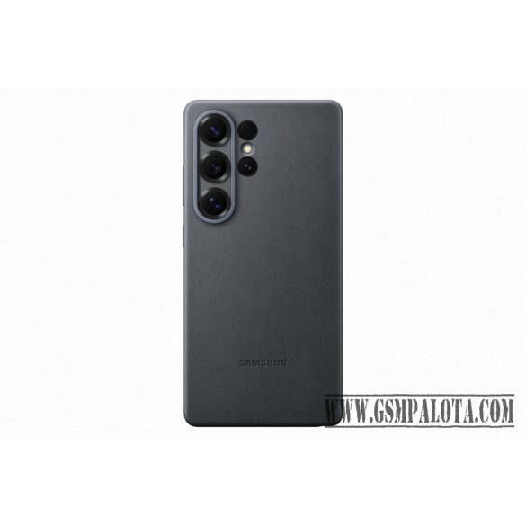 Samsung Galaxy S25 Ultra bőr hátlap, Fekete