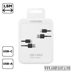 Samsung Type-C kábel, 1.5 m, Fekete