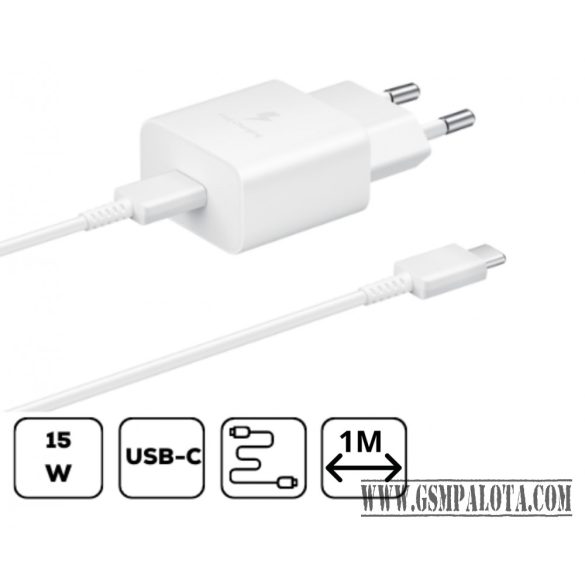 Samsung hálózati adapter kábellel,15W