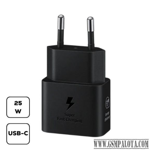 Samsung hálózati adapter , 25W, fekete