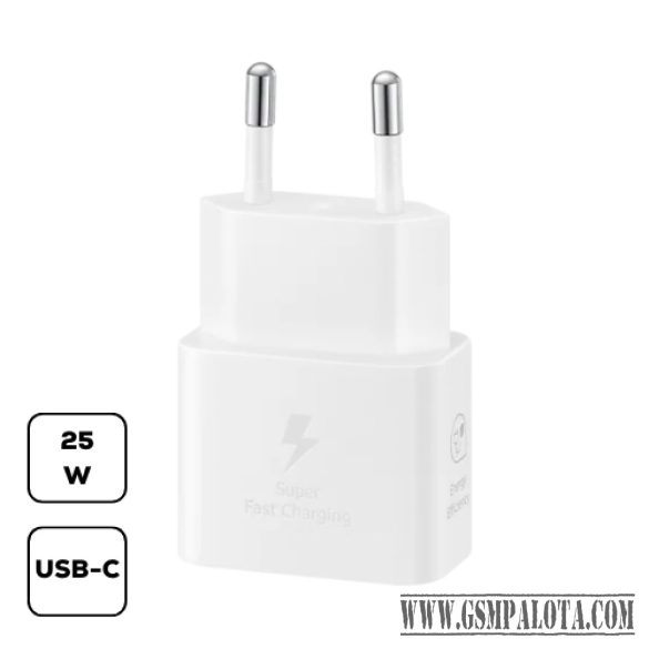 Samsung hálózati adapter, 25W, fehér