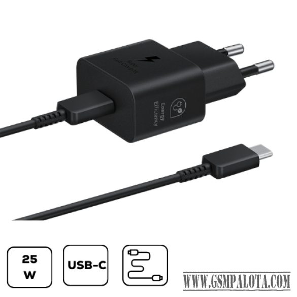 Samsung hálózati adapter kábellel, 25W