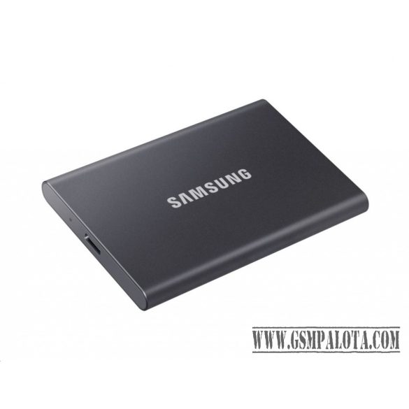 Samsung T7 hordozható SSD, 1TB, USB 3.2, Szürke