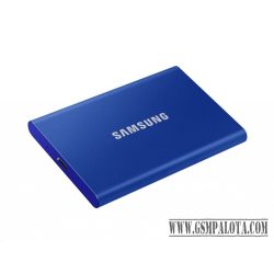 Samsung T7 hordozható SSD, 2TB, USB 3.2,Kék