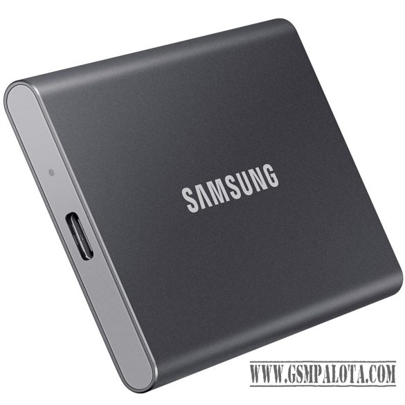 Samsung T7 hordozható SSD, 4TB, USB 3.2,Szürke