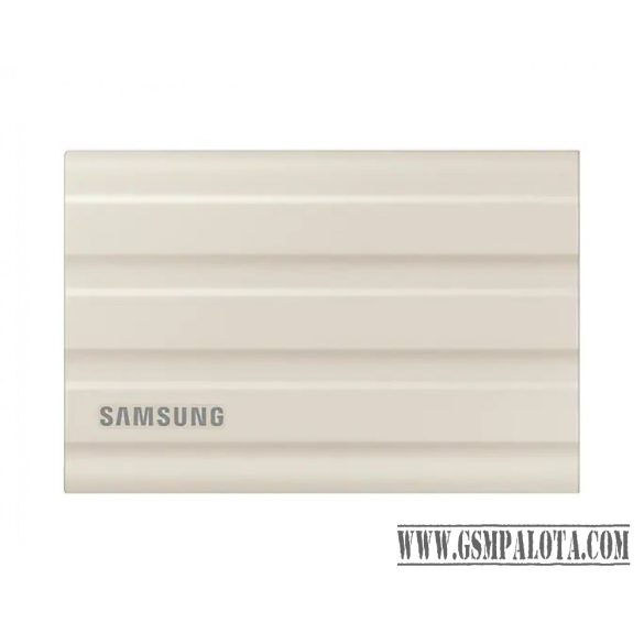 Samsung T7 Shield hordozható SSD,1TB,USB 3.2,Bézs