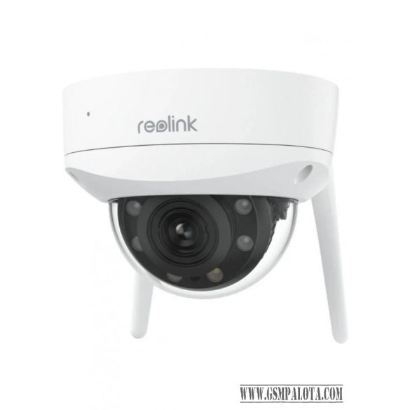 Reolink W437 fehér Wifi6, RJ45, 8MP 5x zoom, IP67 beépített vilá