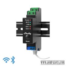   Shelly Pro 2PM DIN sínre szerelhető Wifi-s,áramfogy. méréssel