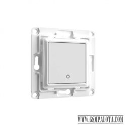 Shelly 1 gombos kapcsoló, okosrelé tartóval, fehér