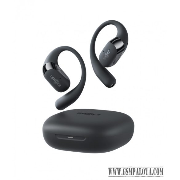 Shokz OpenFit 2+ Bluetooth headset, fekete