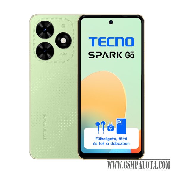 Tecno Spark Go 2024 Magic Skin Green 3+64 GB mobiltelefon