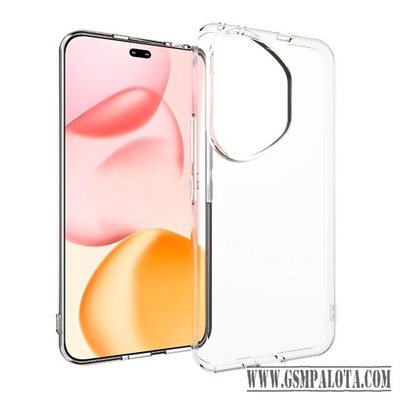 Honor 400 Pro vékony szilikon hátlap, Átlátszó