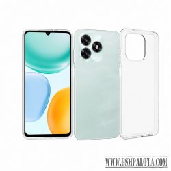Honor X5C Plus vékony szilikon hátlap, Átlátszó