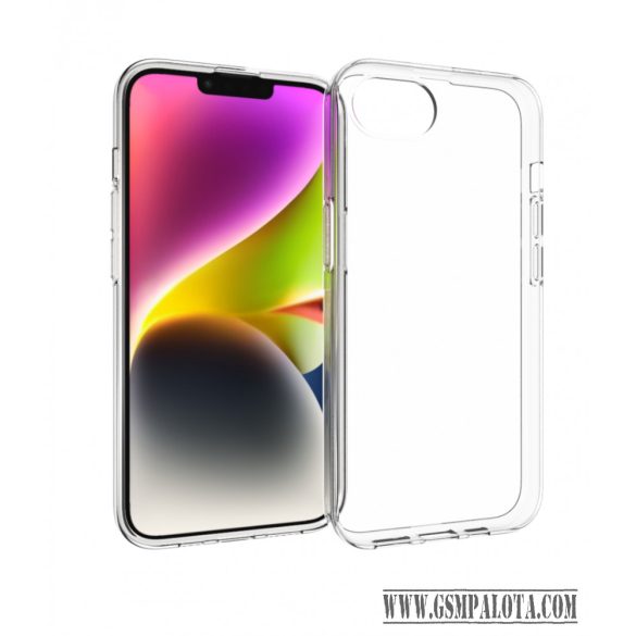 iPhone 16e TPU szilikon hátlap,Átlátszó