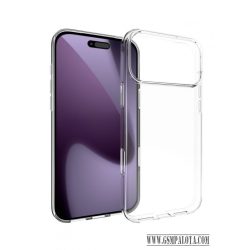 iPhone 17 Pro Max vékony TPU szilikon hátlap,Átlátszó