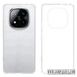 Xiaomi Redmi Note 14 Pro 4G szilikon hátlap, Átlátszó