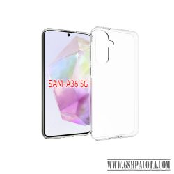 Samsung A36 vékony szilikon hátlap,Átlátszó