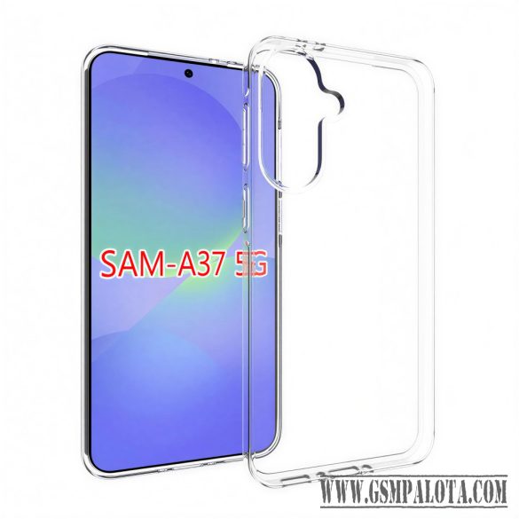 Samsung A37 vékony szilikon hátlap,Átlátszó