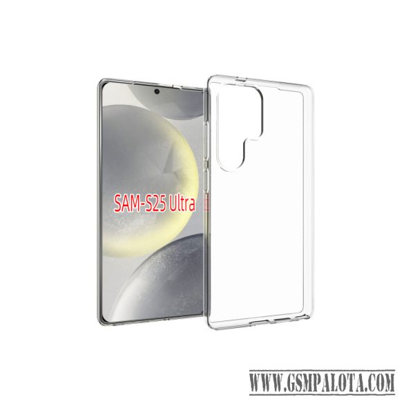 Samsung Galaxy S25 Ultra szilikon tok,Átlátszó