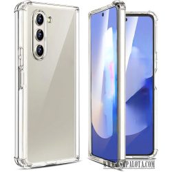 Samsung Z Fold 7 szilikon hátlap, Átlátszó