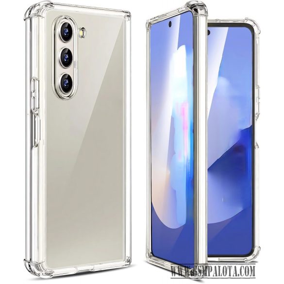 Samsung Z Fold 7 szilikon hátlap, Átlátszó