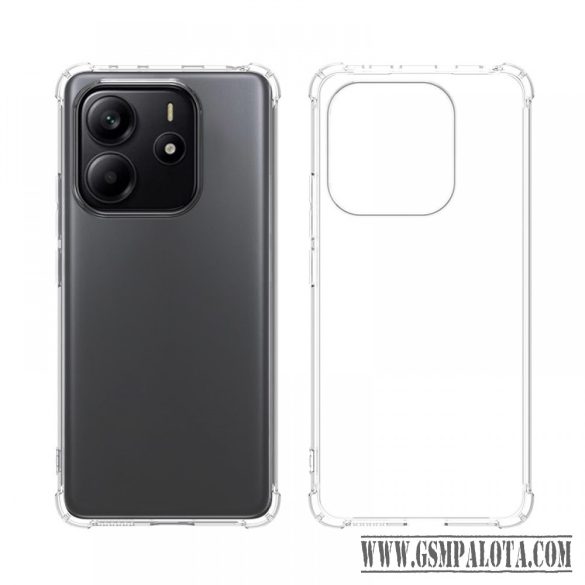 Xiaomi Redmi Note 14 5G vékony szilikon hátlap,Átlátszó