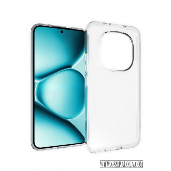 Xiaomi Redmi Note 15 Pro Plus 5G vékony szilikon hátlap,Átlátszó