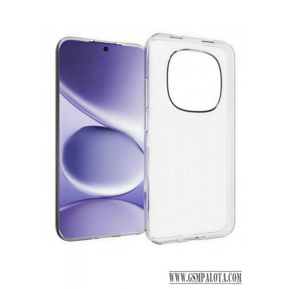 Xiaomi Redmi Note 15 Pro 5G vékony szilikon hátlap,Átlátszó