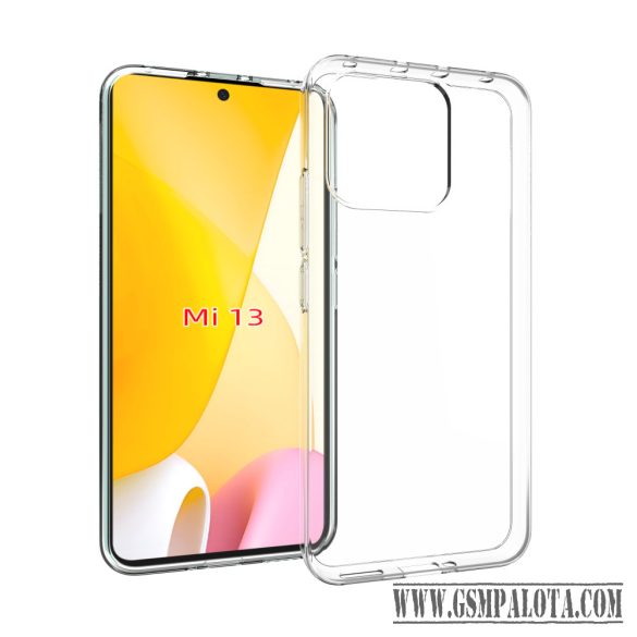 Xiaomi 13 szilikon hátlap, Átlátszó